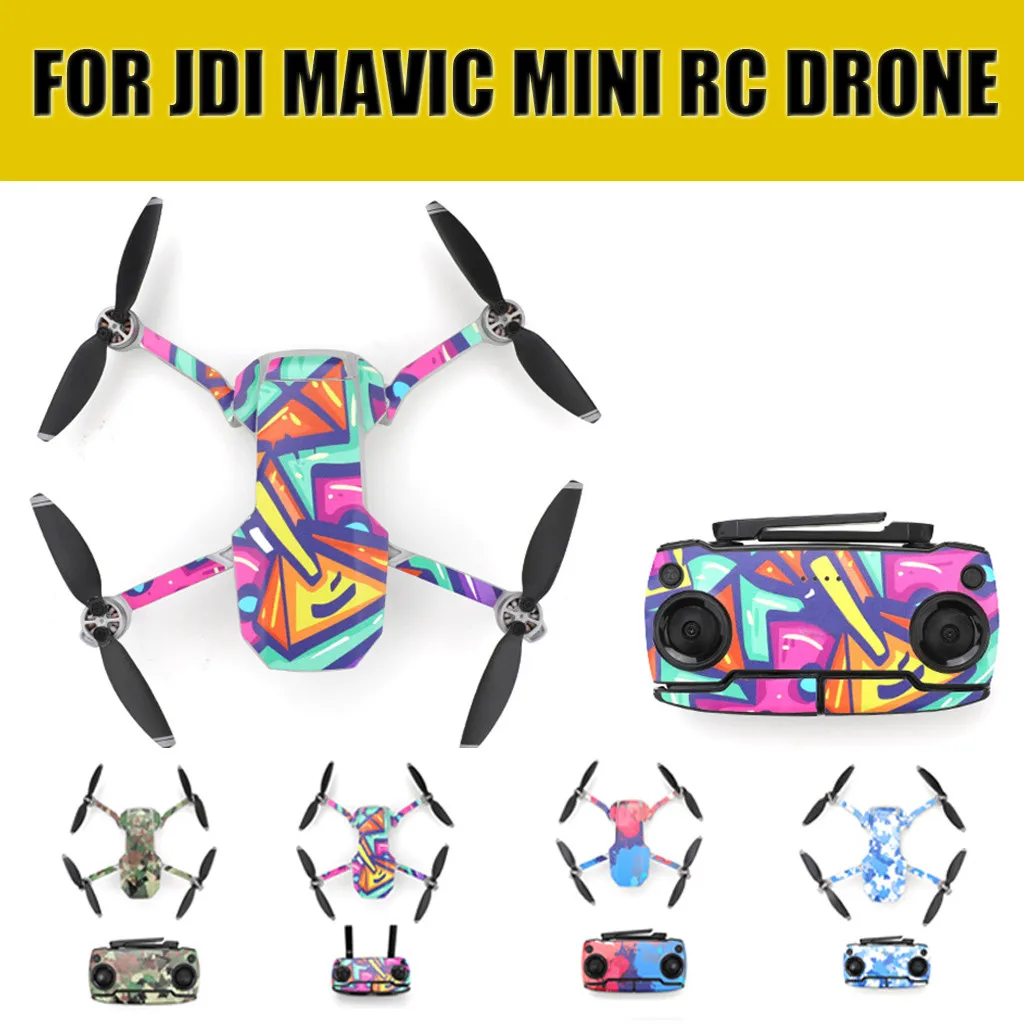 Модный дизайн наклейки Наклейка защитная пленка для DJI MAVIC Mini RC Дрон