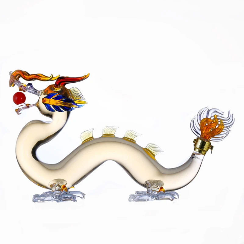 

Lead-free chinese style Dragon animal shaped home party whiskey decanter for Liquor Scotch Bourbon DDC-202