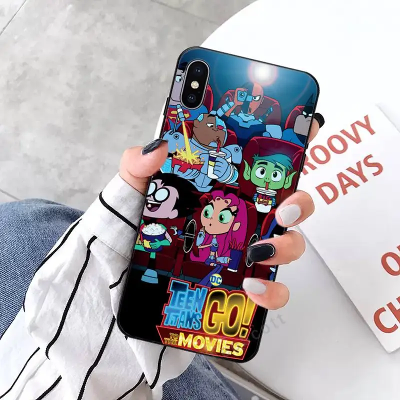 

Teen Titans Phone Case for iPhone 11 12 mini pro XS MAX 8 7 6 6S Plus X 5S SE 2020 XR