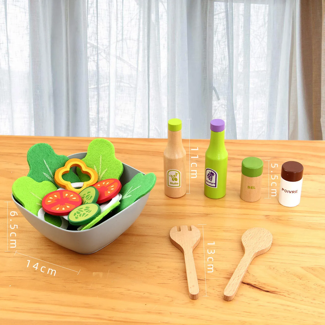 

Children Kitchen Wooden Playset Toys Vegetables Utensils Set Role Playing Game Educational Learning Tool for Gift Use Delicious