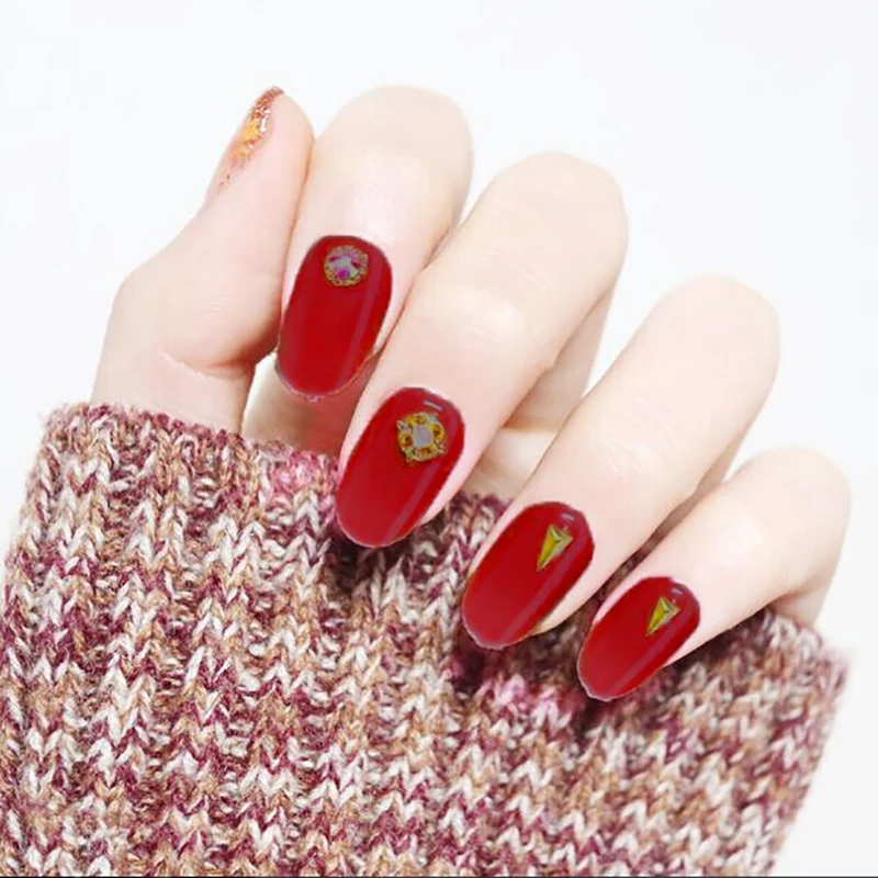 24 шт. Новые Накладные ногти на пальцах носочки для ногтей накладные женщин ногах