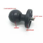 Крепление на руль мотоцикла с резиновой шаровой головкой 1 дюйма для экшн-камер Gopro кронштейн для мобильных телефонов