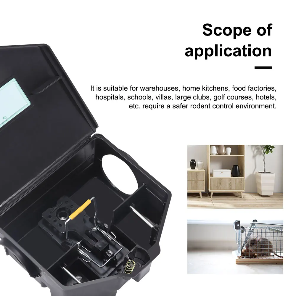 2 шт. Высокое качество многоразовые для ловли крыс мыши мышеловки приманка