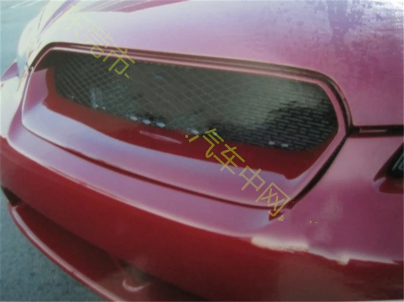 Использование для Subaru Legacy Racing Grills 2004 05 06 год углеродное волокно Refitt Передняя Центральная гоночная решетка крышка аксессуары