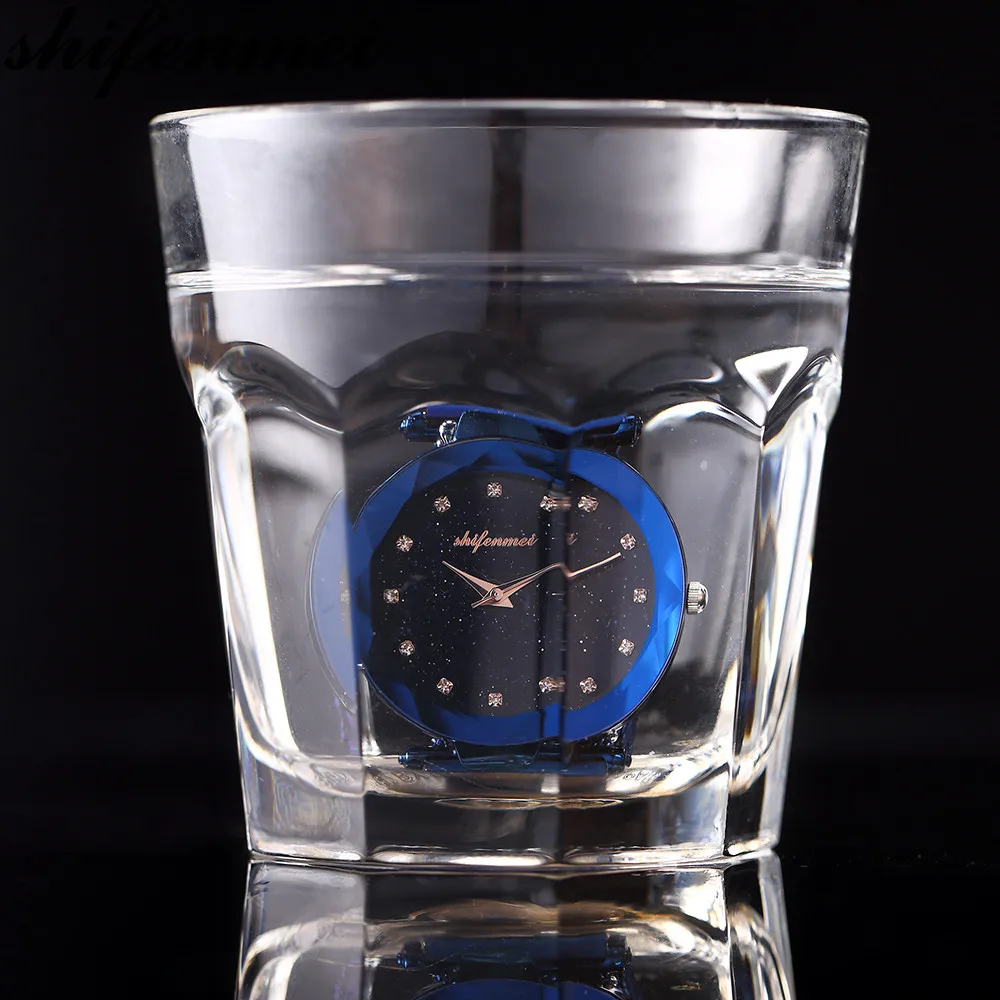 SFMEI S1136 модные роскошные Брендовые женские часы кварцевые наручные сетчатые