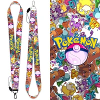 pokemon keychain for car keys anime trinkets accessories cartoon phone charm bag backpacks lanyard manga women jewelry men gift