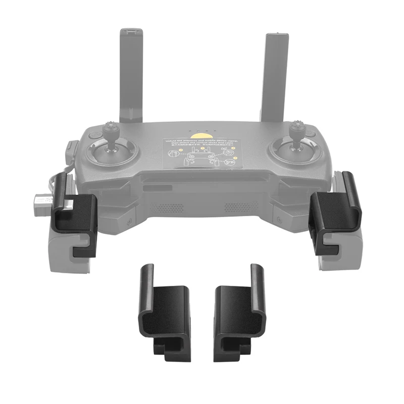 

1 Pair Remote Control Mount Phone Case Holder Stand Bracket Extended Clip For DJI Mavic 2/Mini/Pro/Air Spark Portable Durable