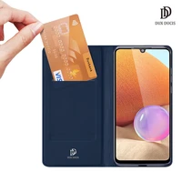 for samsung galaxy a32 4g dux ducis skin pro series leather wallet flip case full protection steady stand magnetic closure