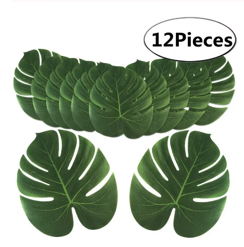 Имитация шелка ткань резиновая черепаха задний лист Гавайский пляж тема