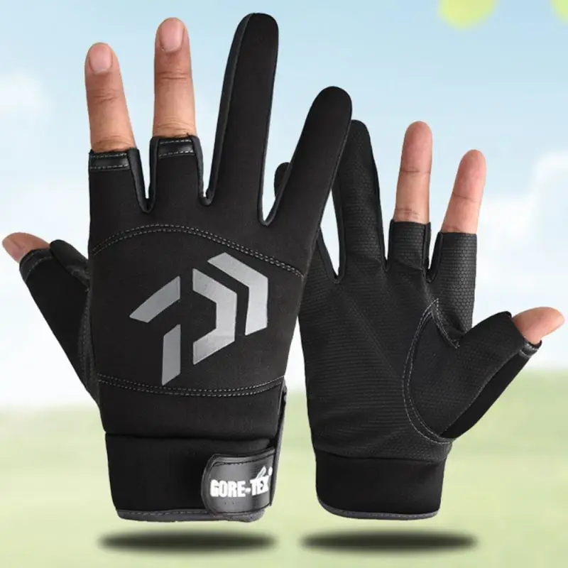 

High-quality Outdoor Fishing Gloves Spring And Autumn Windproof Waterproof Three-Finger Gloves Men And Women Half-Finger Gloves