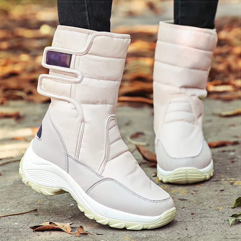 Женские сапоги 2019 зимние на платформе очень теплая зимняя обувь женские до