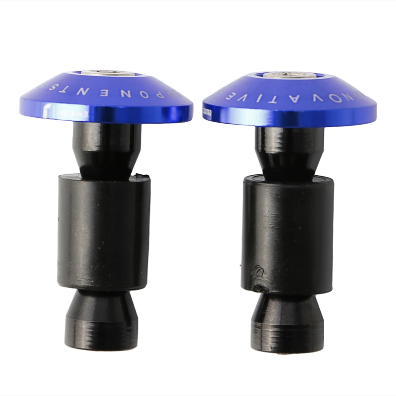 

2 Pcs Motorcycle Dirt Bike CNC Handlebar Grips Slider Cap Plug Aluminum Bar End