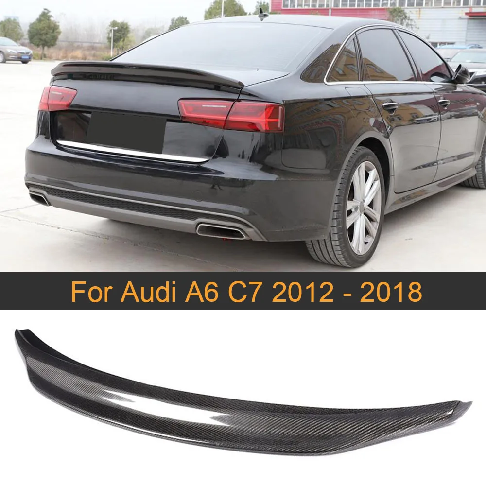 Спойлер для заднего багажника из углеродного волокна A6 C7 Audi 2012 - 2018 | Автомобили и