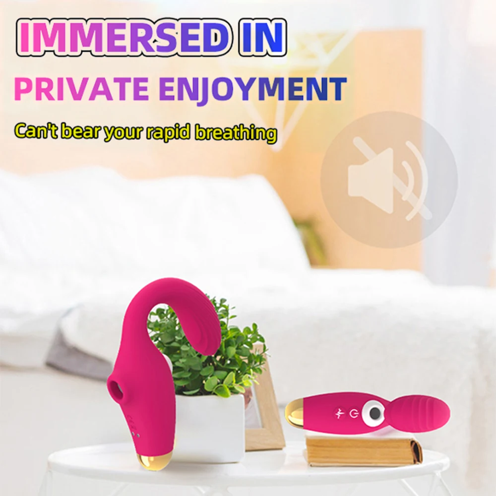 Мощный на присосках для клитора вакуумный вибратор сосание сосков язык