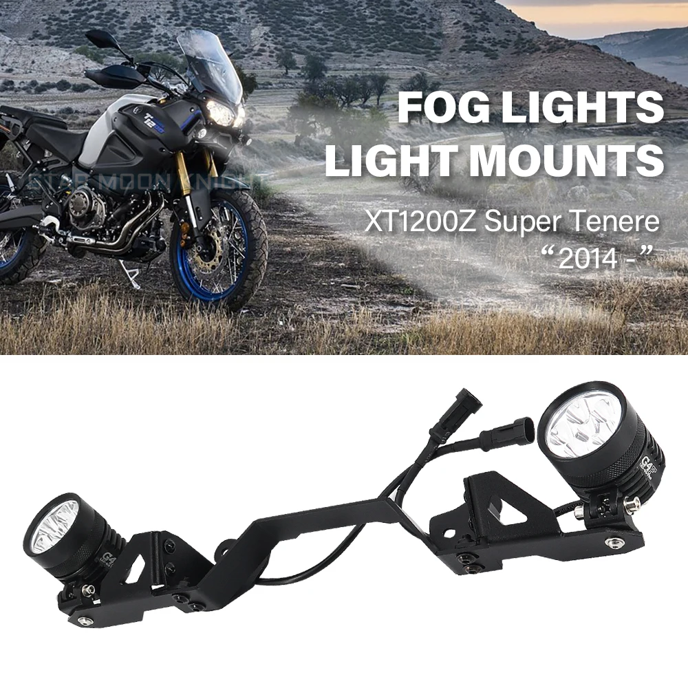 

Fog Lights Auxiliary Bracket Light Mounts Spotlight Bracket Spot Light Holder For Yamaha XT1200Z XTZ 1200 Super Tenere 2014 -
