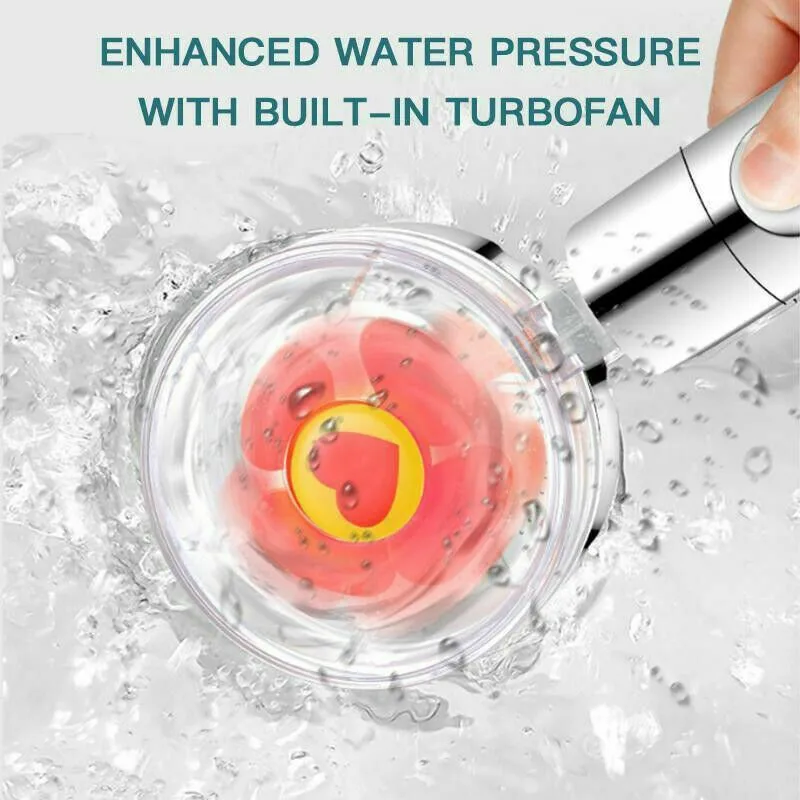 

Saving Shower Head Shower Spray Water 360 Rotated Bath Bathroom Hand Head