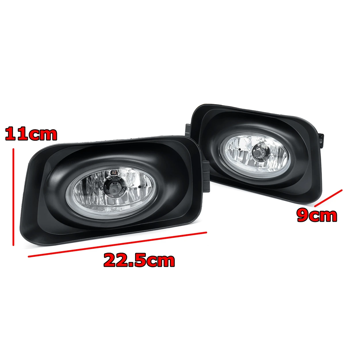 

12V Pair Fog Light For Honda Accord 2003 2004 2005 2006 2007 2008 Front Foglight With Bulb Switch Driving Lamp Accessories Grill