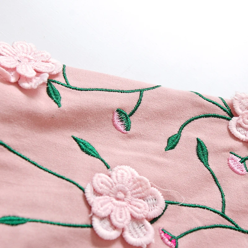 Детская верхняя одежда с вышивкой для маленьких девочек детский Тренч куртки