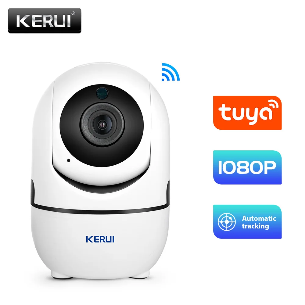 KERUI мини Беспроводной Wi Fi IP Камера 1080P проектор для домашнего безопасности