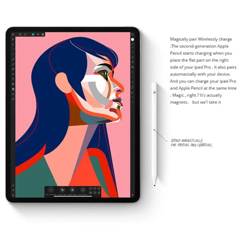 

Universal Active Stylus Pen For iPad Pro iPhone Tablet Smart Touch Pencil For Apple iPad Original 3rd Generation Tablet