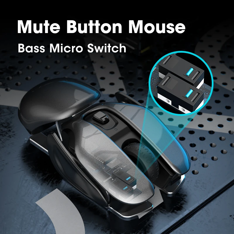 wireless gaming mouse optical 1600dpi ergonomic usb computer mause gamer mice mute mouses silent for home desktop laptop pc free global shipping
