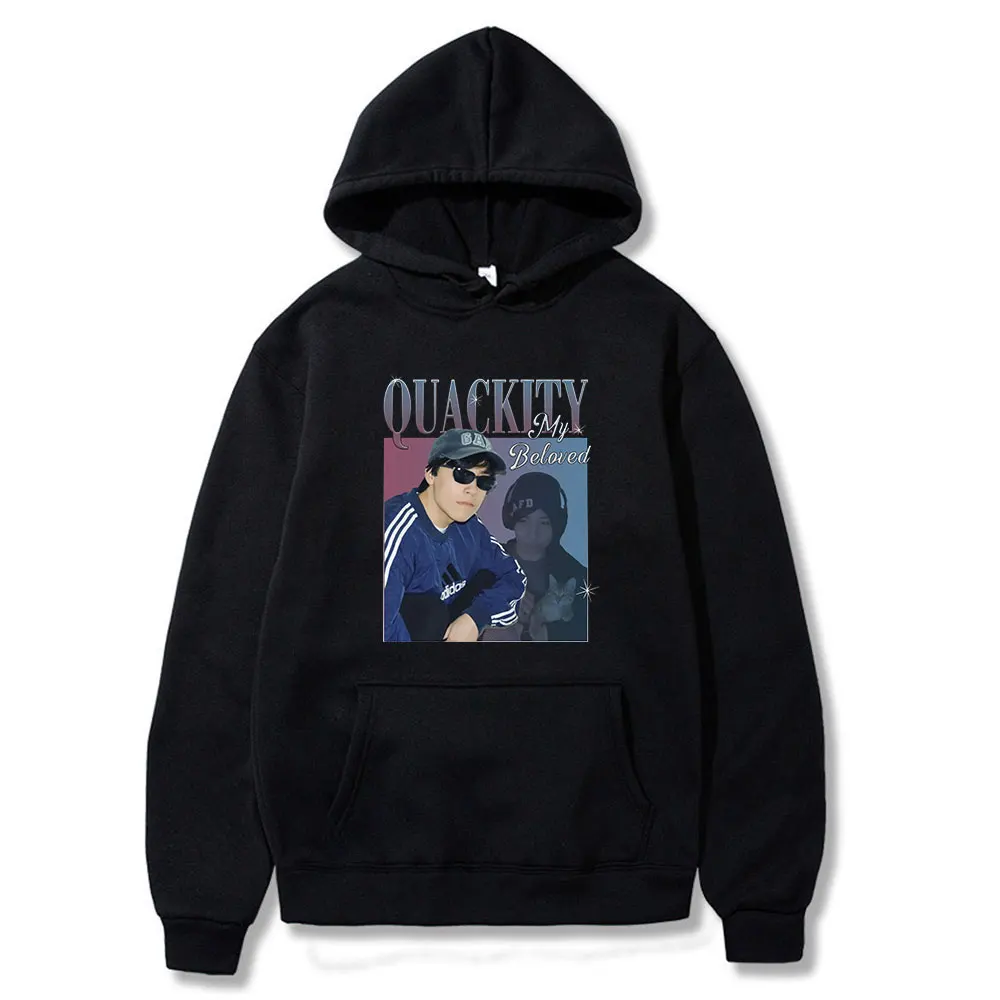 

Новинка 2021, красивая уличная одежда с аниме Quackity, моя любимая, модная Высококачественная толстовка, крутая парная Классическая Толстовка, о...