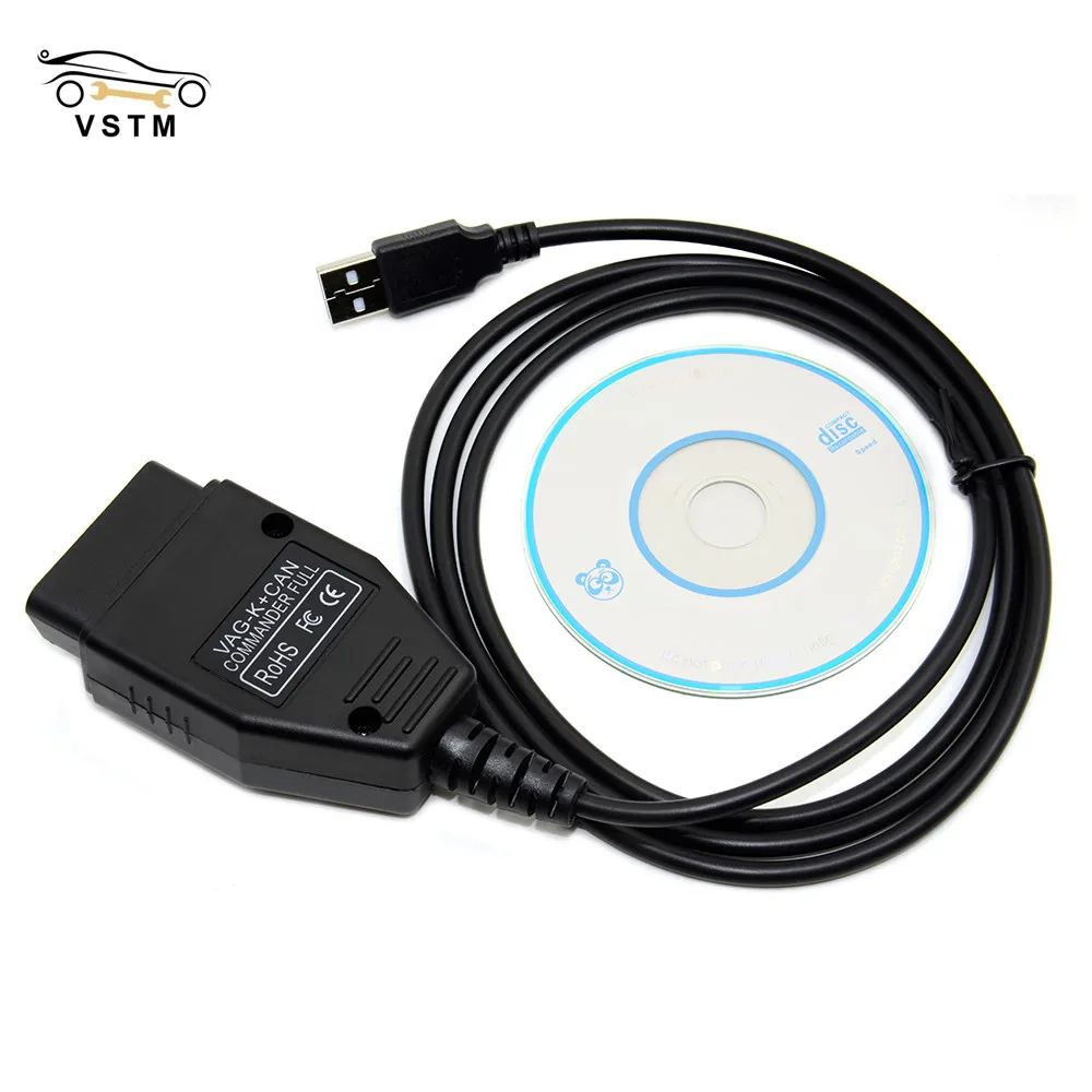 2022 Hot sellingVAG K CAN Commander 1.4 K+CAN FTDI PIC18F25K80 OBD2 OBD 2 VAG Car Diagnostic Tools Interface K-line Cable for VW |