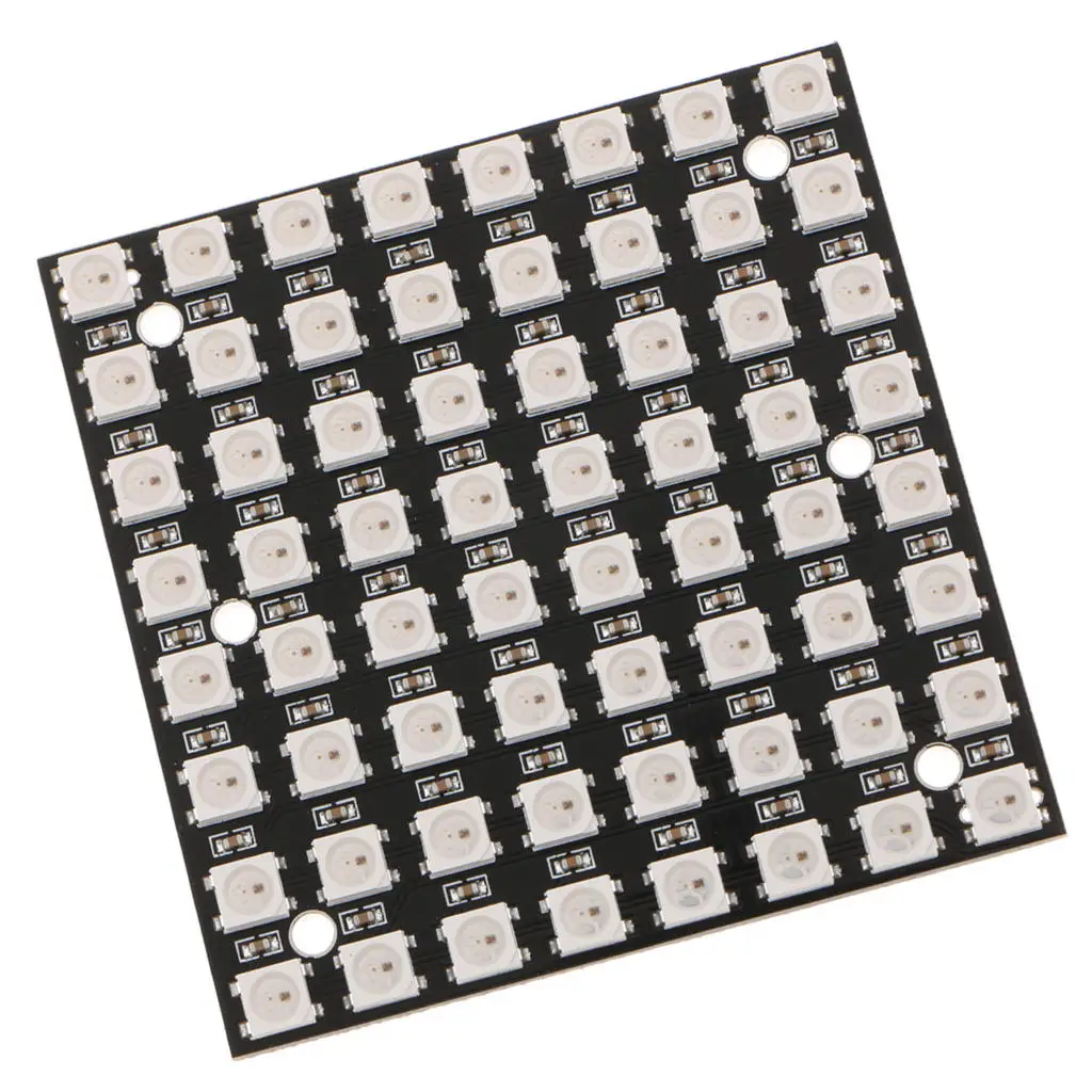 

64-битная WS2812 5050 светодиодсветодиодный полноцветная Встроенная плата для разработки драйвера RGB