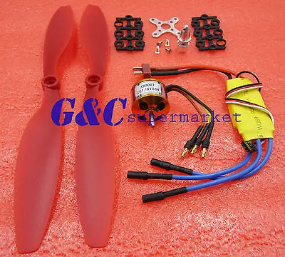 A2212 1000KV бесщеточный двигатель w/30A Brushless ESC + 1045 Propeller F450 550 Новая Электроника