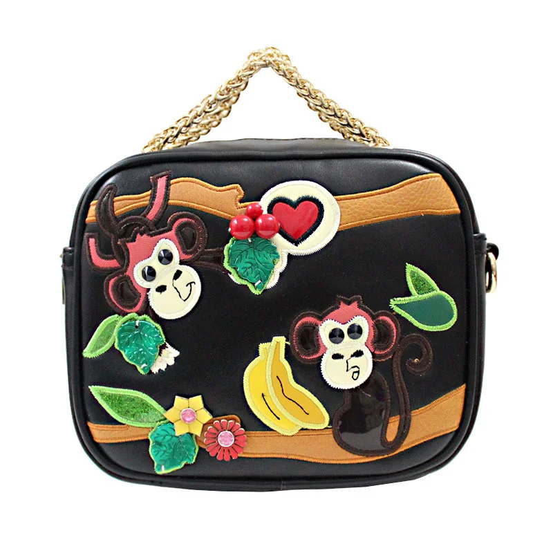 

Bag women's bag new 2021 fashion embroidery technology chain portable small round bag fairy one shoulder slant span small bag