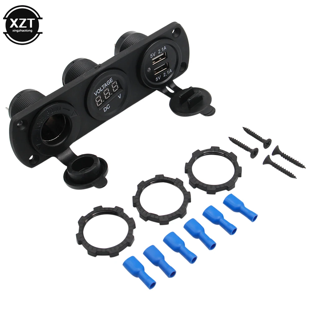 Автомобильное зарядное устройство с двумя USB-портами 12 В а | Автомобили и