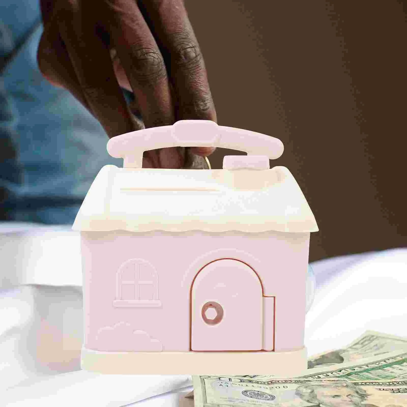 1 шт. креативный домик для хранения монет |