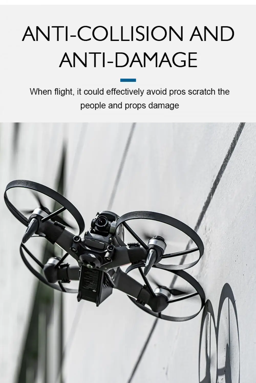 Защита для пропеллера дрона DJI FPV интегрированные защитные кольца пропеллеров