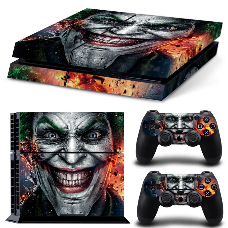 Наклейка наклейки из игры для PS4 Slim консоли Sony Playstation 4 + наклейка на 2 контроллера