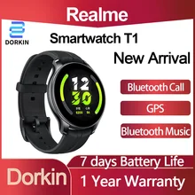 Original New Arrival Realme Watch T1 GPS 5ATM Sport Fashion Bluetooth Call Smartwatch AMOLED Big Screen for Women and Men