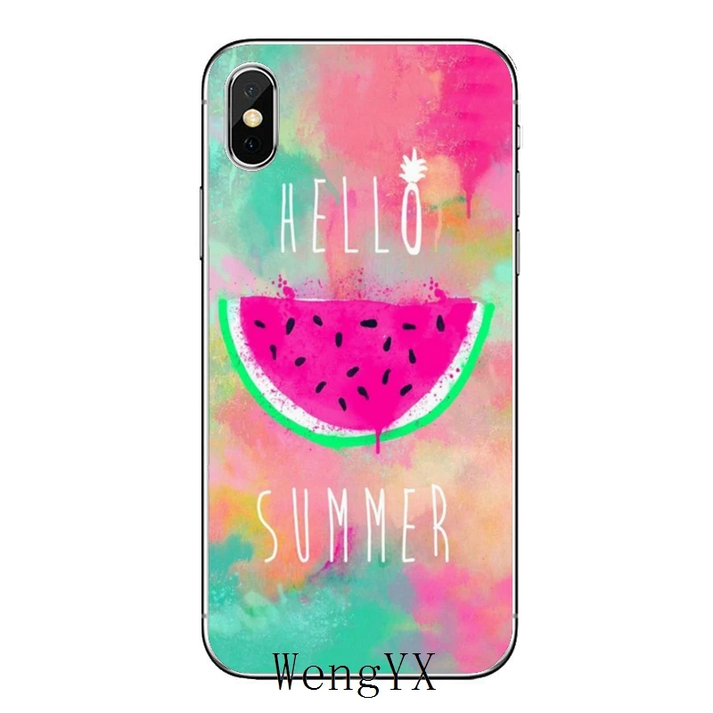 cute fruit Watermelon Phone Case For Samsung Galaxy M30 A70 A60 A50 A40 A30 A10 A9 A8 A6 J8 J4 J6 Prime Plus 2018 | Мобильные