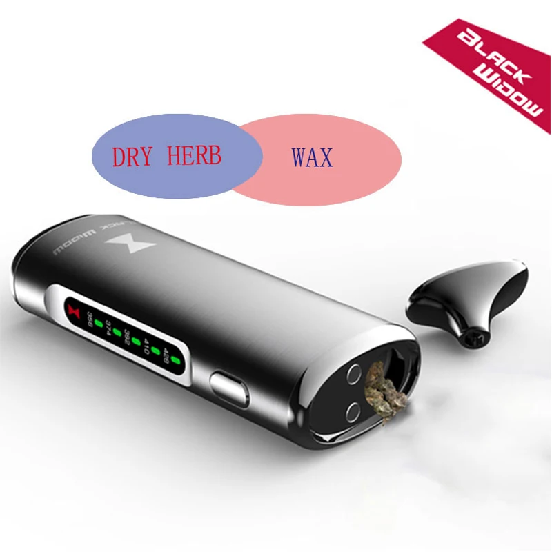 Оригинальный испаритель для сухой травы Kingtons Черная Вдова С батареей 2200 мАч