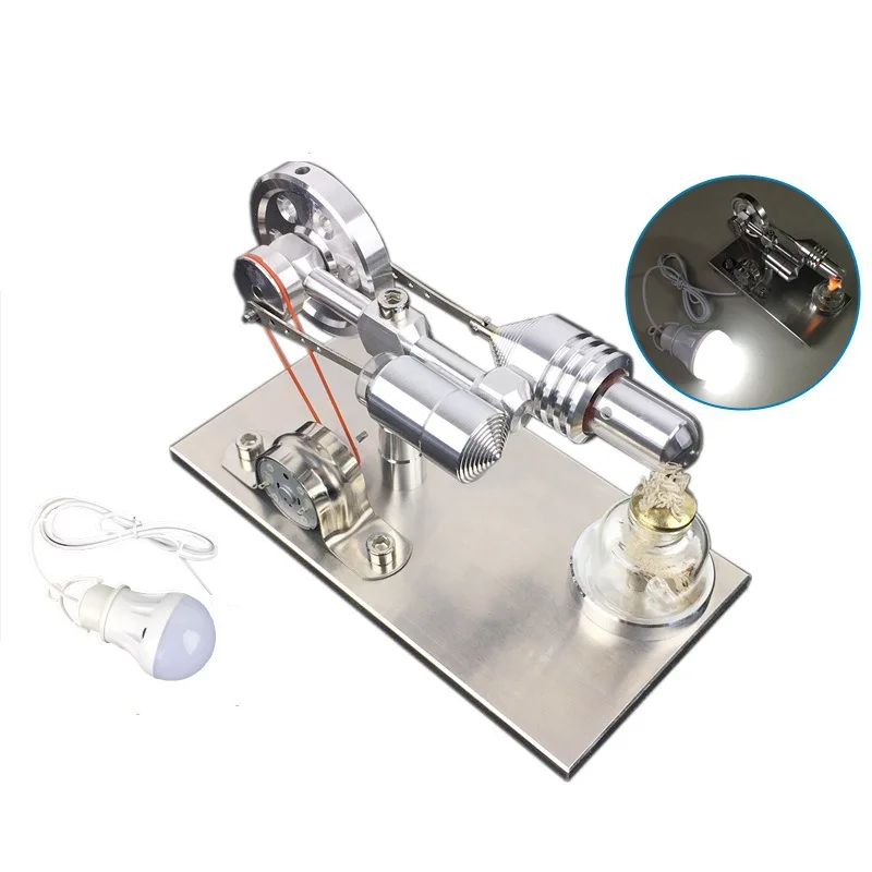 Металлический внешний ГАЗОТУРБИННЫЙ генератор Stirling двигатель физическая