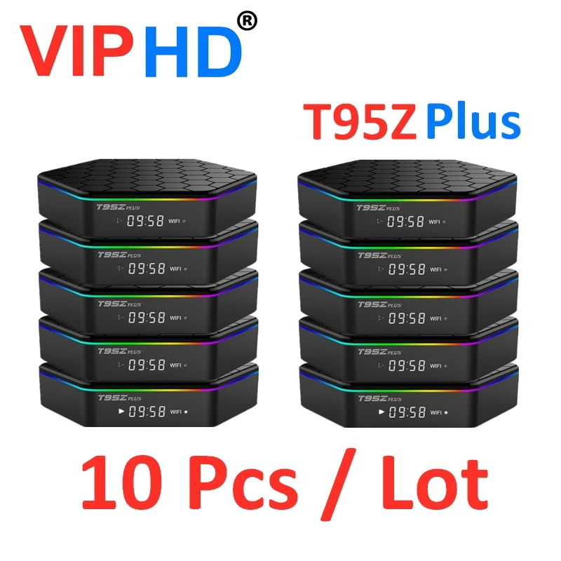 Самая дешевая ТВ приставка на Android T95Z Plus 10 шт. в комплекте Восьмиядерный S912 3 Гб ОЗУ