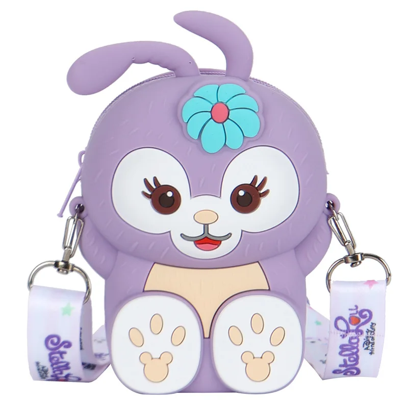 

2021 New Cute Cartoon StellaLou Cute Baby Boy and Girls One-shoulder Messenger Bag Children's Silicone Accessories Coin Purse