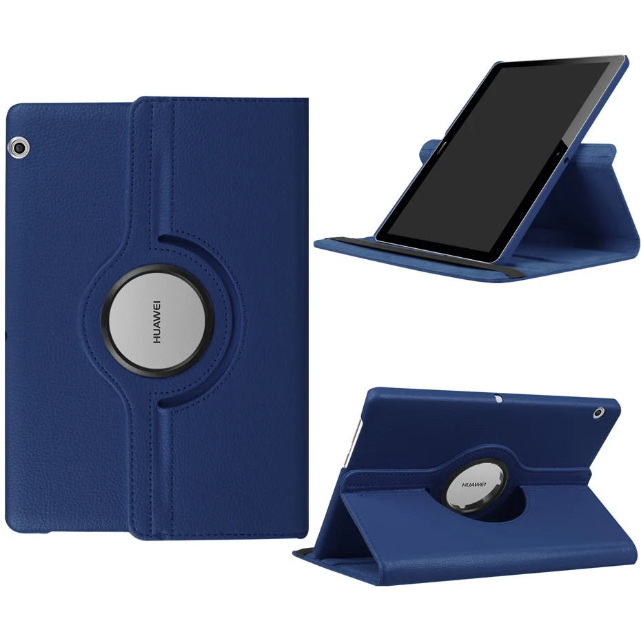 360 Вращающийся чехол для huawei MediaPad T3 10 AGS-L09/W09/L03 Honor игровой коврик 2 9,6 планшет фундамент Крышка для huawei T3 10 Чехол