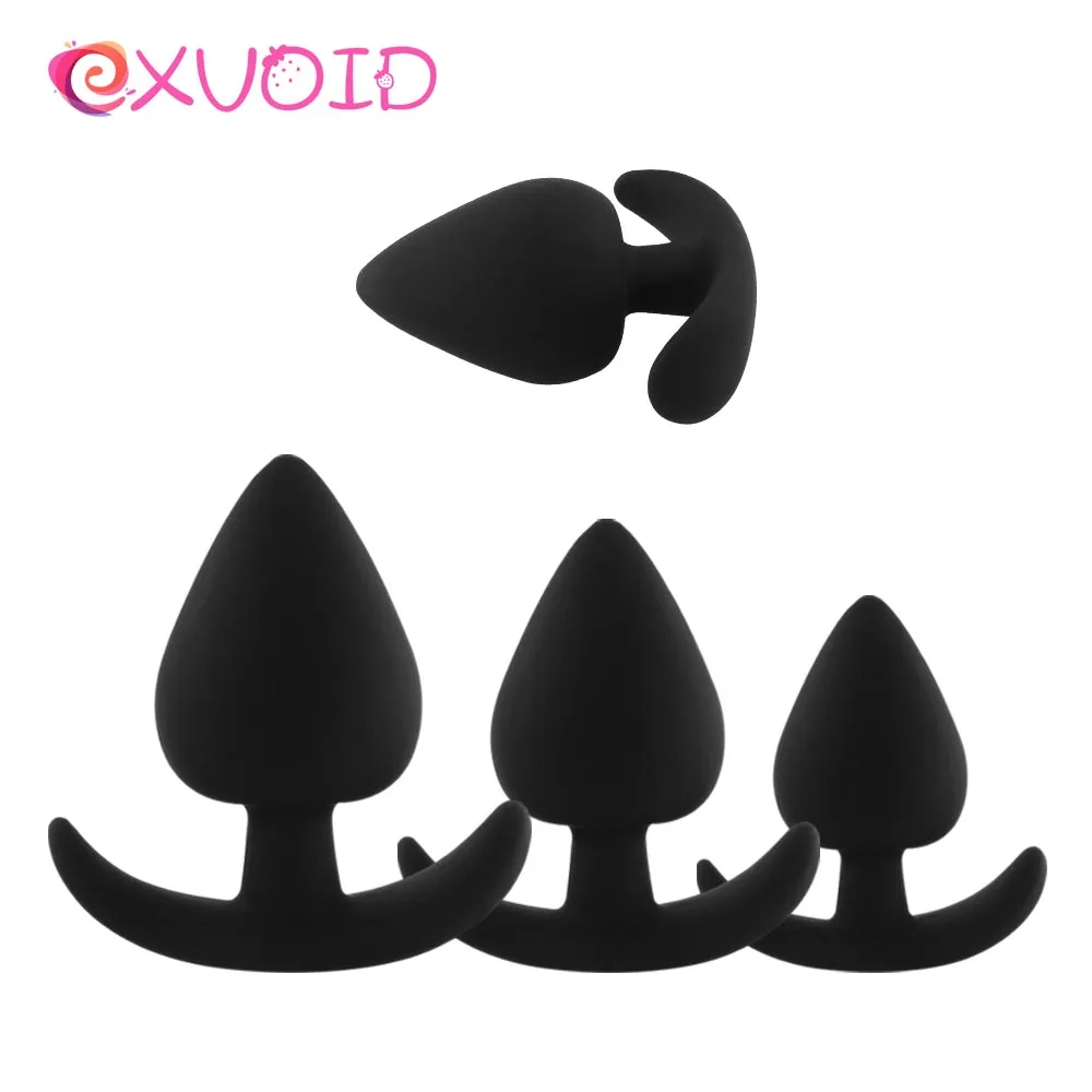 EXVOID Анальная пробка для корта товары взрослых массажер простаты интимные
