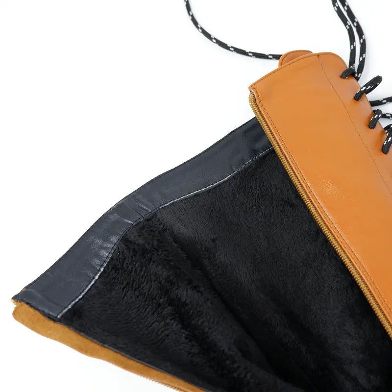 

2021 Autumn Winter Lady Knight Boots Cross Tied Square Toe Fashion Zipper Knee Boots Lady Color Matching Thick Heel Women Shoes