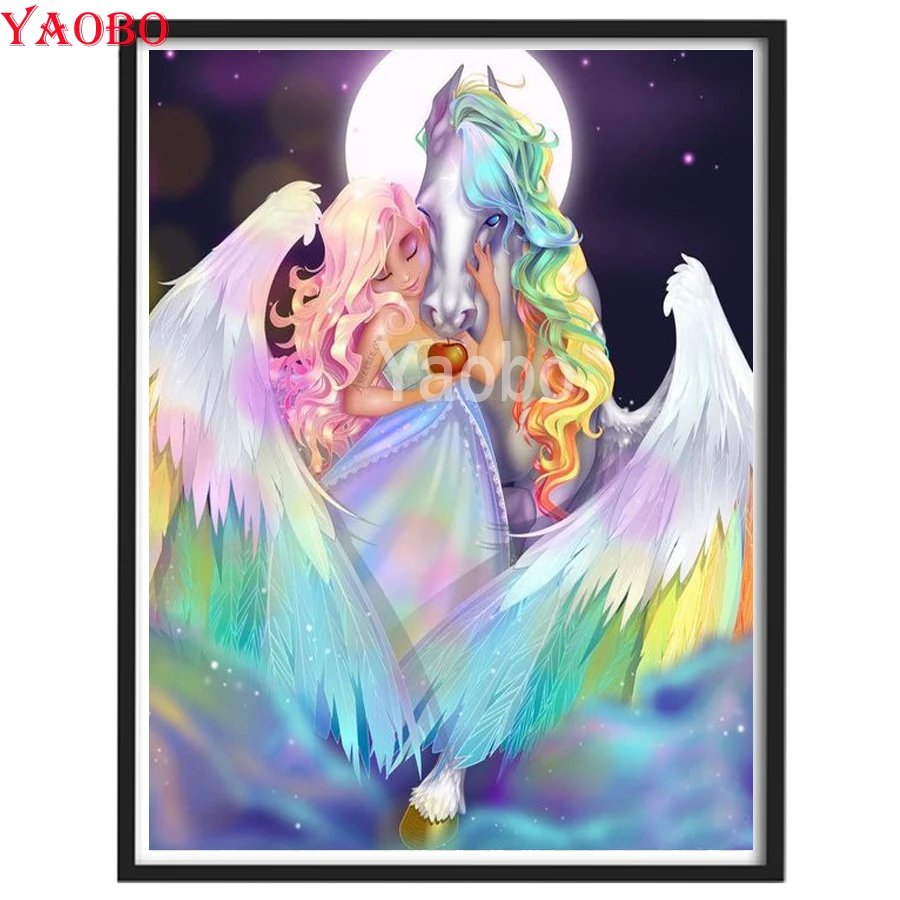 

Набор для алмазной вышивки «ангельская девушка»