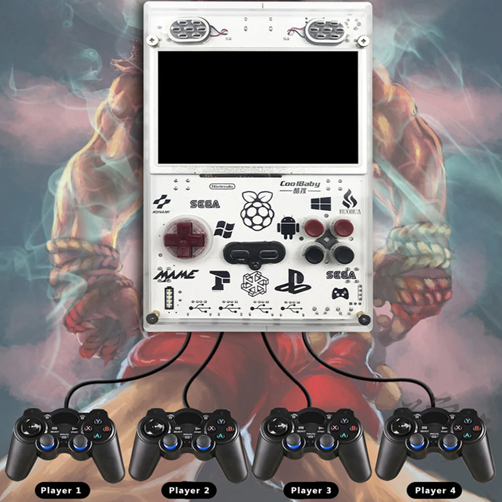 Новый 5-дюймовый ЖК-дисплей Raspberry Pi RetroPie игровая консоль 10000 + игр | Компьютеры и