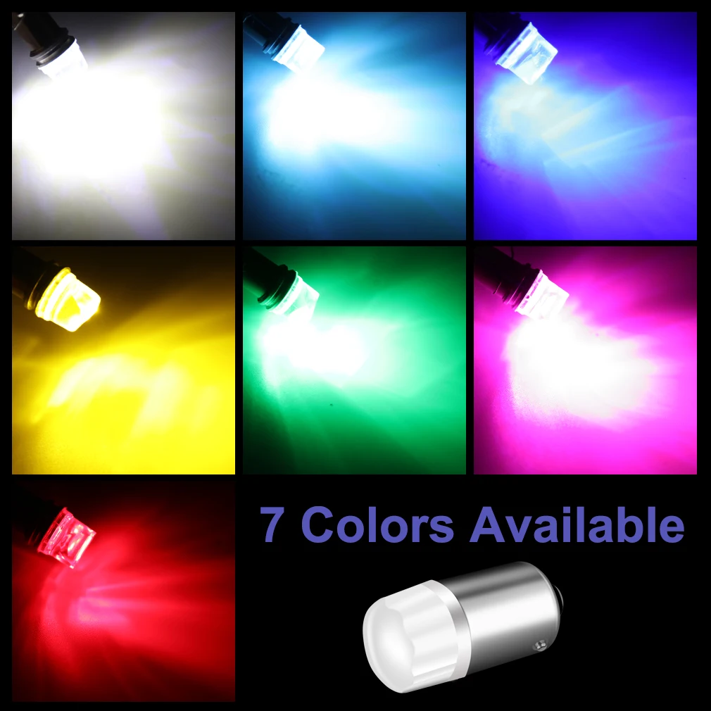 

10pcs BA9S LED Bulb T4W H6W LED Car light bulb Car Reverse Lights Auto Parking License Lamp Interior 2835SMD Car LED Bulb DC 12V