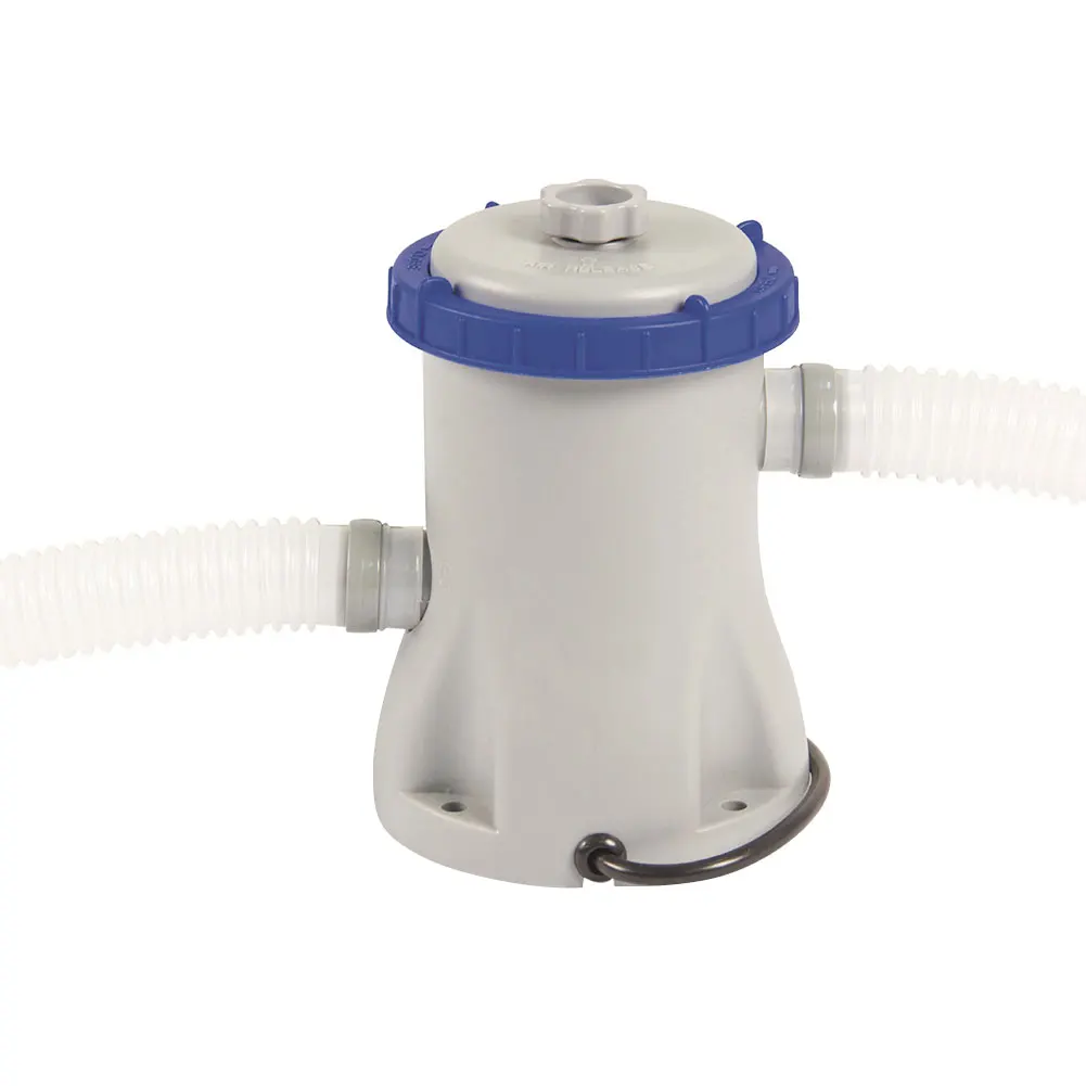 

Pool Filter Pump 330 Gallons EU Plug Clear Cartridge Filter Pump Perfect For Above Ground Paddling Pools Pump Water