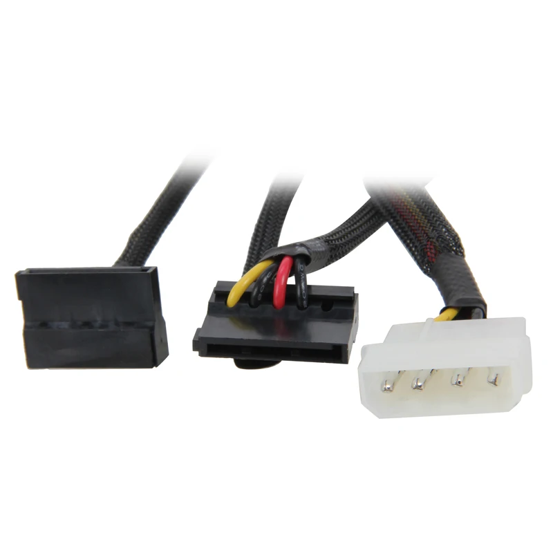 Кабель распределителя питания Molex 4 pin на 2 3 SATA кабель переходник 90 градусов