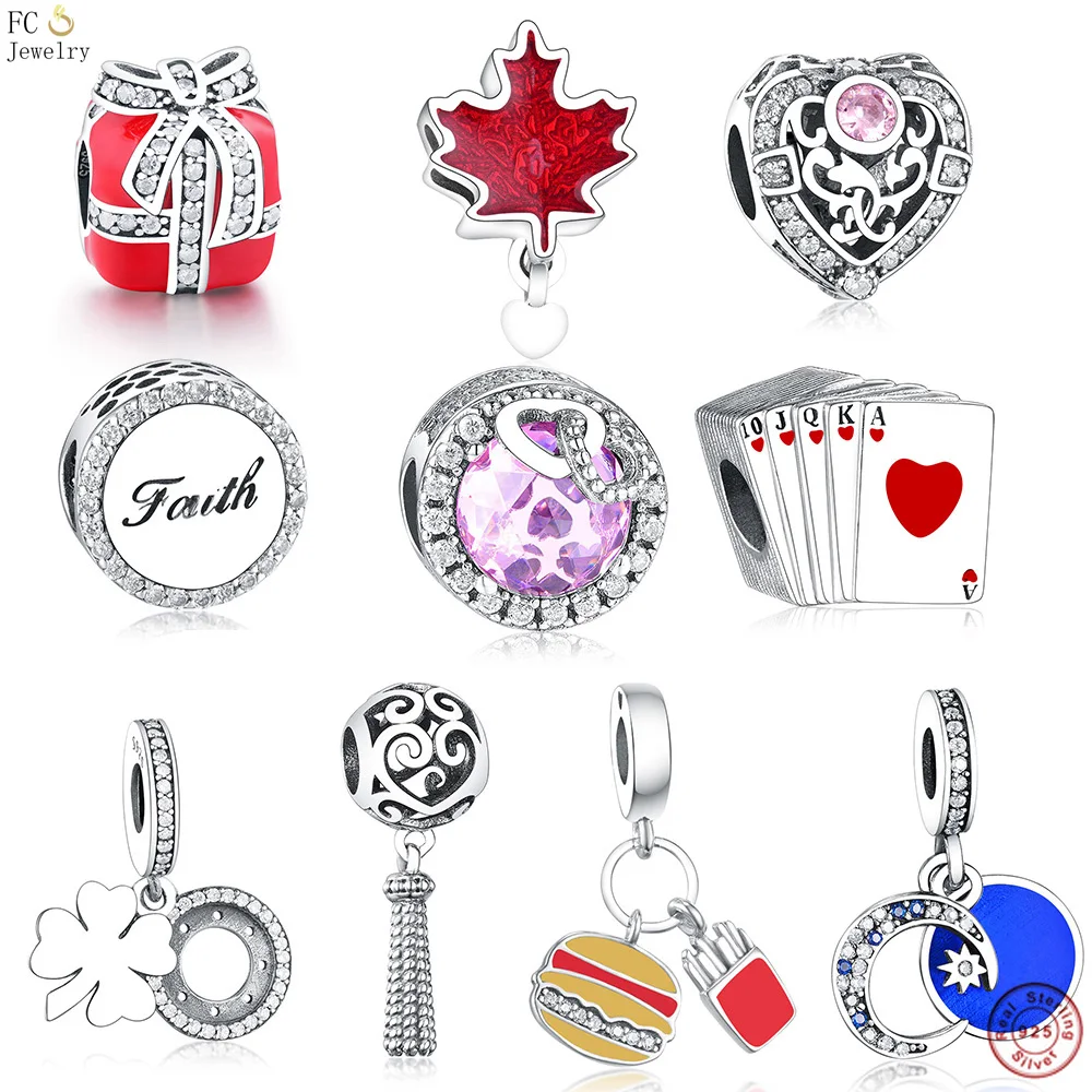 FC ювелирные изделия подходят оригинальный бренд браслет 925 серебро синий желтый