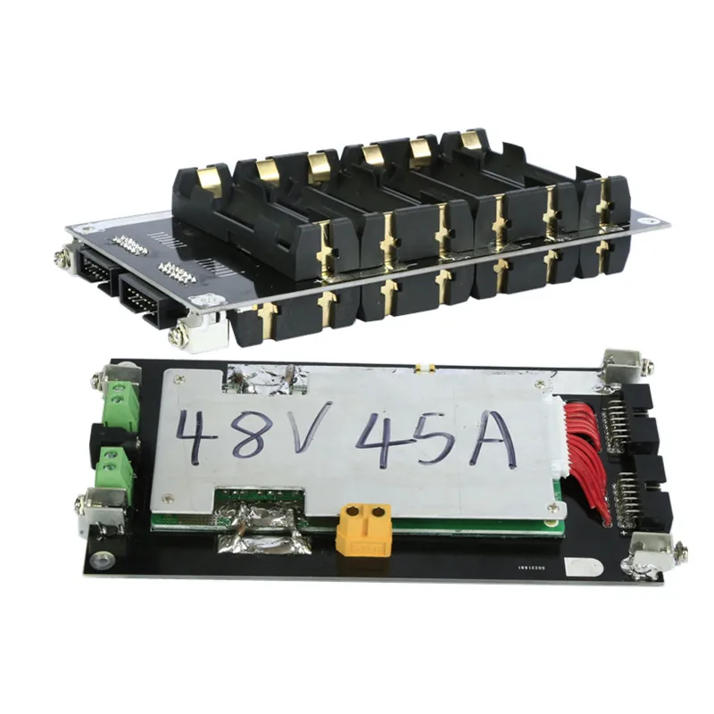 13S 14S Внешний Аккумулятор Чехол 48V bms Батарея Держатель литиевая батарея